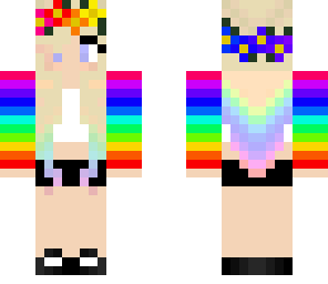 rainbow blondee