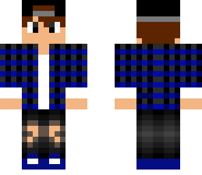 blue plaid