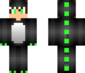 green and black dino boy