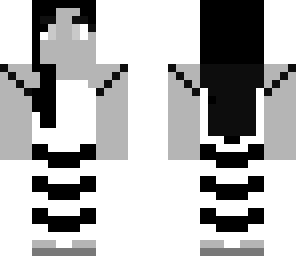 black and white