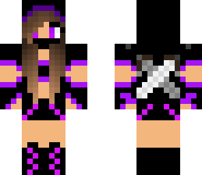purple ninja assasin girl