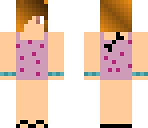summer girl in bathing suit