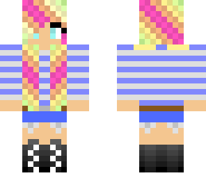 pastel rainbow girl