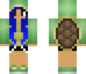 blue haired turtle