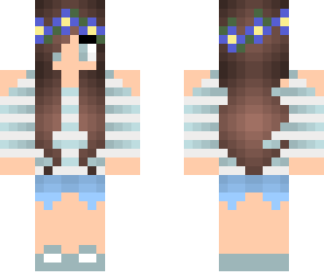 blue girl