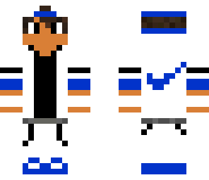 white blue