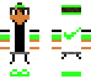 white green