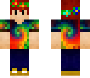 tye-die boy skin