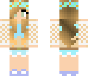 cute light aqua flower girl