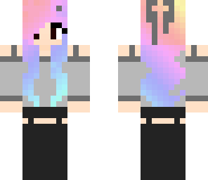 rainbow haired chic