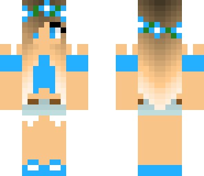 blue summer girl