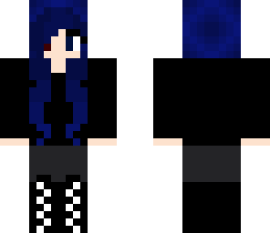 blue hair i guess