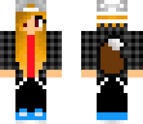 custom wolf girl skin