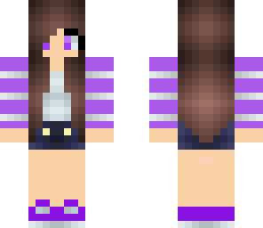 cute purple girl