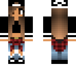 tan girl flannel tomboy
