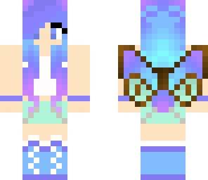blue fairy tomboy girl