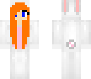 ginger white bunny