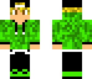 green jacket