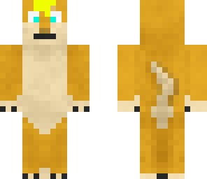 doge with hair turn to blonde
