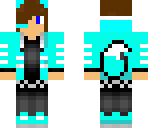 light blue fox boy