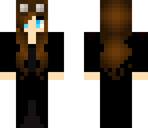 black dress steampunk girl