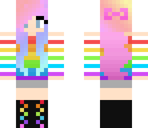 edited rainbow girly girl