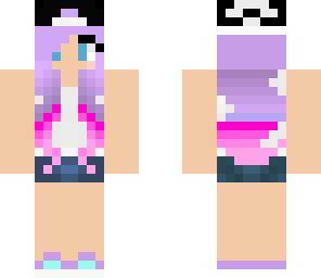 pink and purple hair