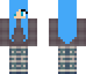blue girl