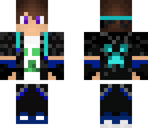 cool blue creeper boy