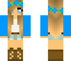 blue tumblr girl