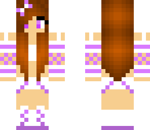 cute purple girl
