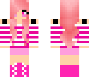 edited pink girl