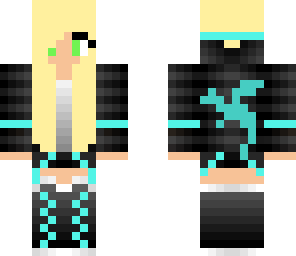 blue ender dragon girl