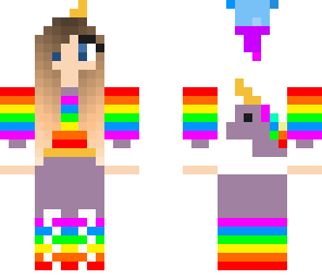 rainbow girl
