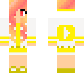yellow and white gamer
