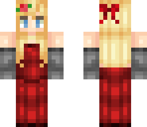 red dress