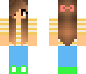 cute blue jeans girl skin