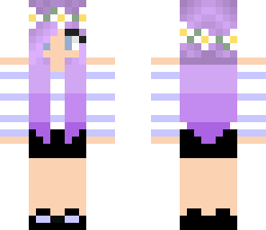 purple pastel girl