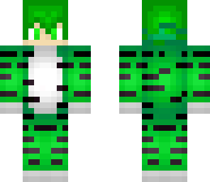 cute green tiger boy