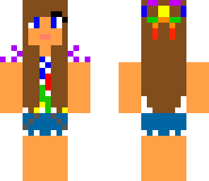 rainbow girl