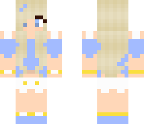 cute blue girl
