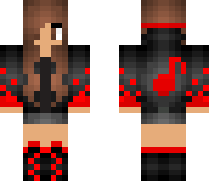 red music girl
