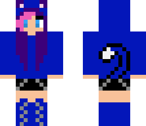 kiity girl blue