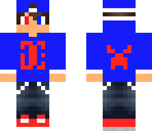 red and blue
