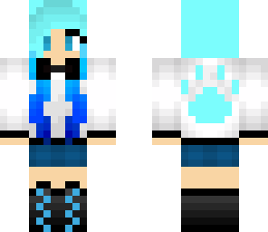 bow tie cat's youtube minecraft skin