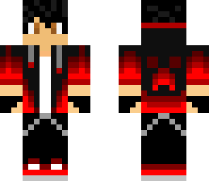 red lava black hair