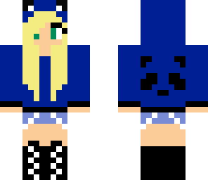 blue panda