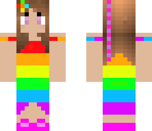 rainbow girl