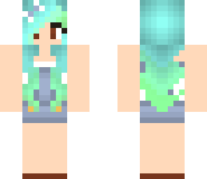 blue overalls
