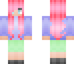 pastel shy girl